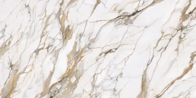 Plan de travail quartz CQ 977 Calacatta Machiavelli