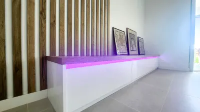 Meuble TV sur mesure dans un salon