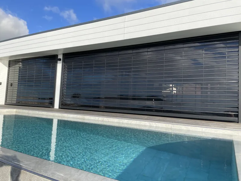 Stores & screens — Villa contemporaine — Full Home, de la cuisine aux screens